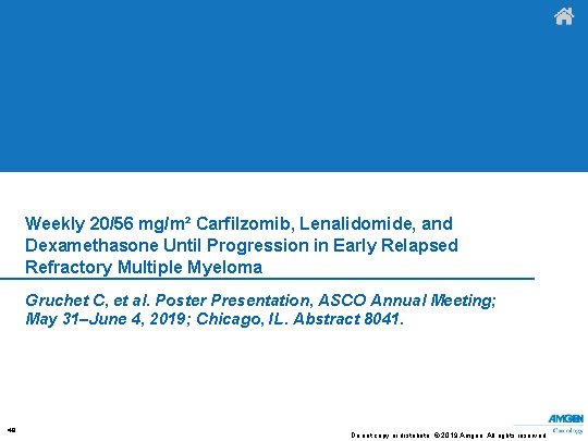 Weekly 20/56 mg/m² Carfilzomib, Lenalidomide, and Dexamethasone Until Progression in Early Relapsed Refractory Multiple