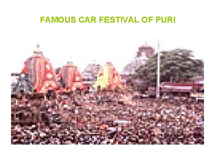FAMOUS CAR FESTIVAL OF PURI 