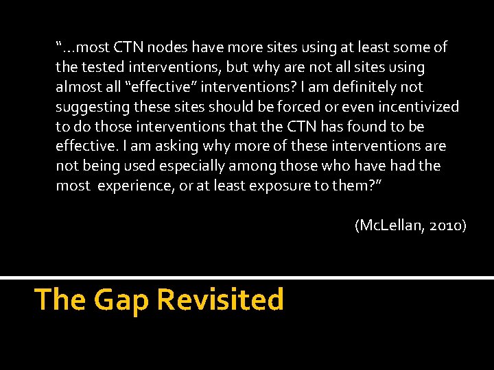 “…most CTN nodes have more sites using at least some of the tested interventions,