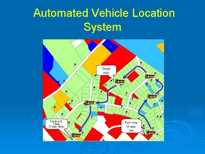 Automated Vehicle Location System Automated Vehicle Location System