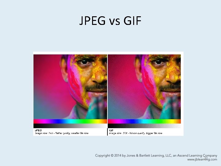 JPEG vs GIF 20 JPEG vs GIF 20