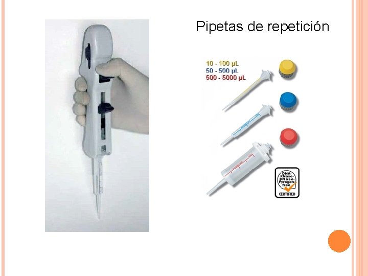 Pipetas de repetición 