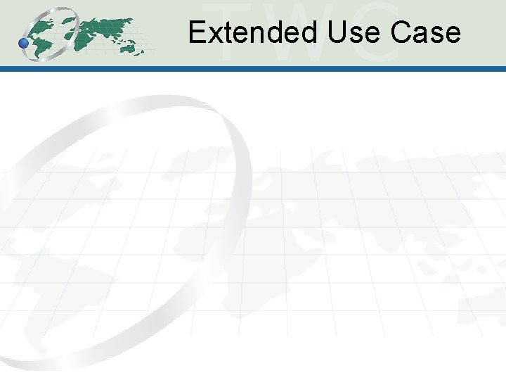 Extended Use Case 
