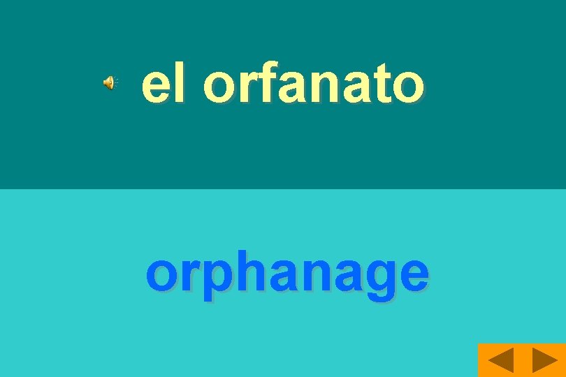 el orfanato orphanage 