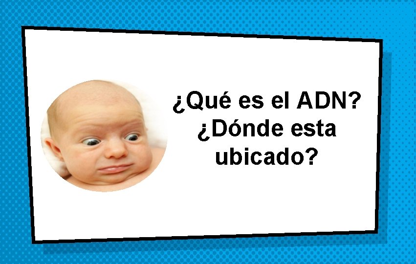 ¿Qué es el ADN? ¿Dónde esta ubicado? 