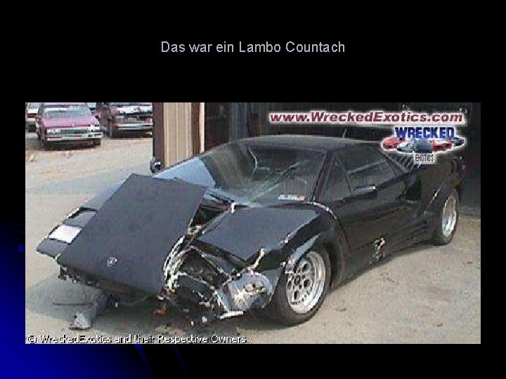 Das war ein Lambo Countach 