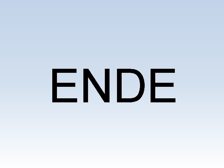 ENDE 