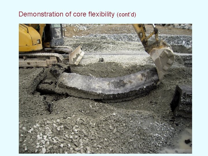 Demonstration of core flexibility (cont’d) 