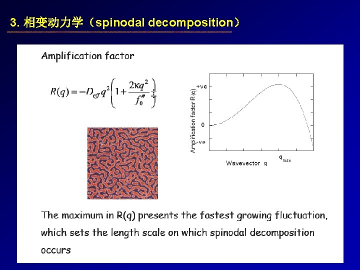 3. 相变动力学（spinodal decomposition） 