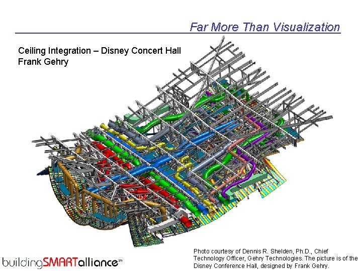 Far More Than Visualization Ceiling Integration – Disney Concert Hall Frank Gehry Photo courtesy