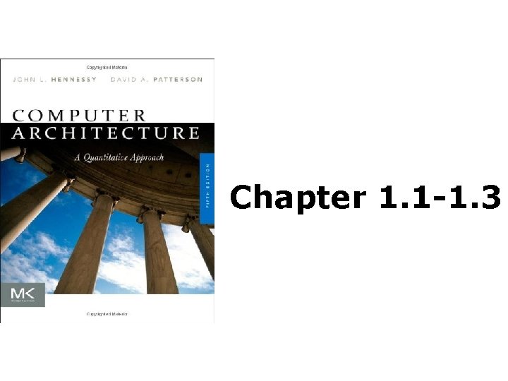 Chapter 1. 1 -1. 3 