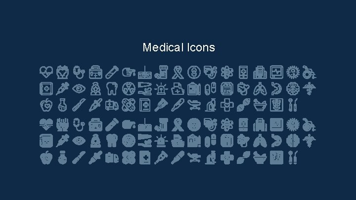 Medical Icons 
