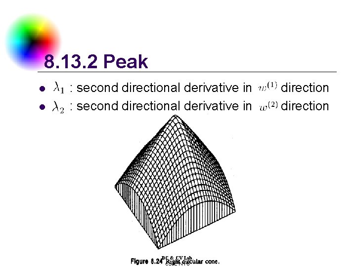 8. 13. 2 Peak l l : second directional derivative in direction DC &