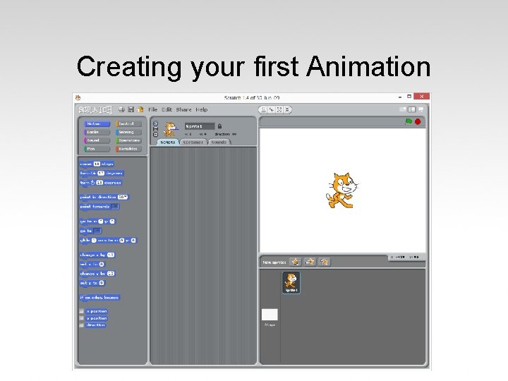 Creating your first Animation 