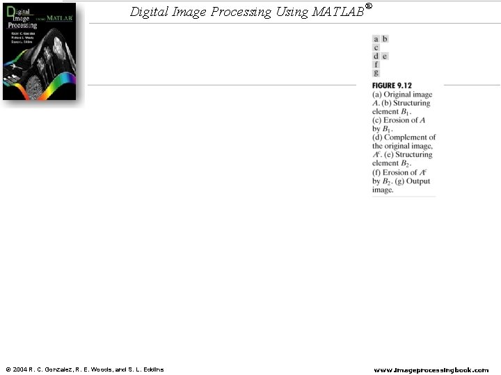Digital Image Processing Using MATLAB © 2004 R. C. Gonzalez, R. E. Woods, and Digital Image Processing Using MATLAB © 2004 R. C. Gonzalez, R. E. Woods, and