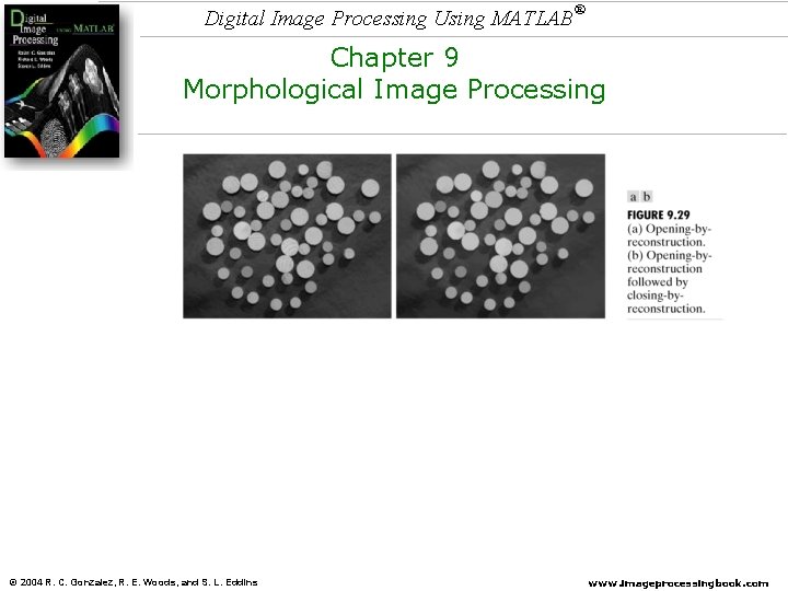 Digital Image Processing Using MATLAB ® Chapter 9 Morphological Image Processing © 2004 R. Digital Image Processing Using MATLAB ® Chapter 9 Morphological Image Processing © 2004 R.