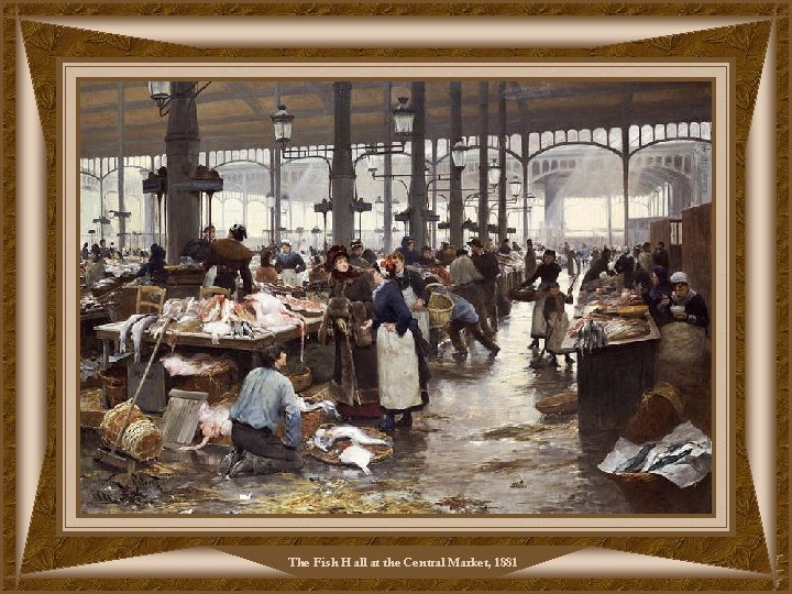 The Fish Hall at the Central Market, 1881 