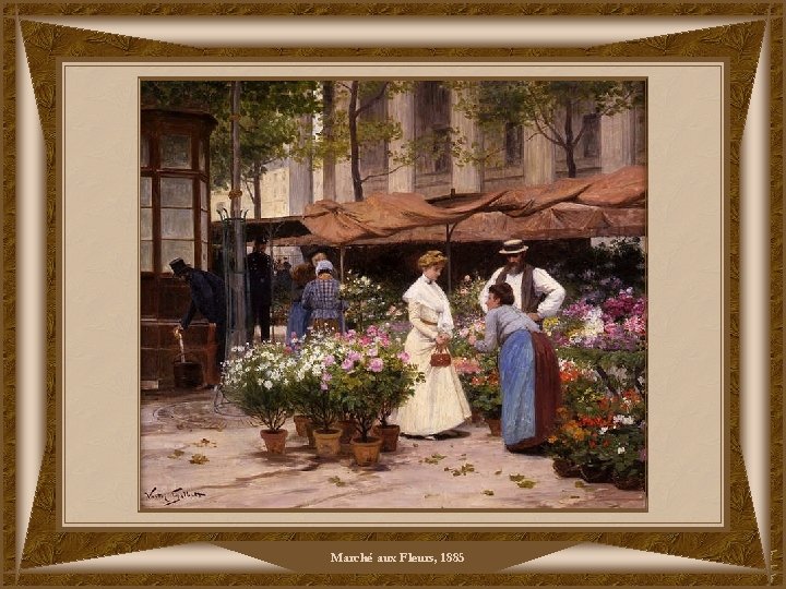 Marché aux Fleurs, 1885 