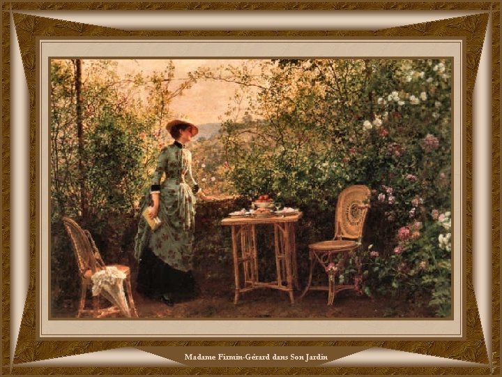 Madame Firmin-Gérard dans Son Jardin 