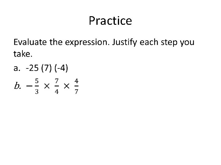 Practice • 