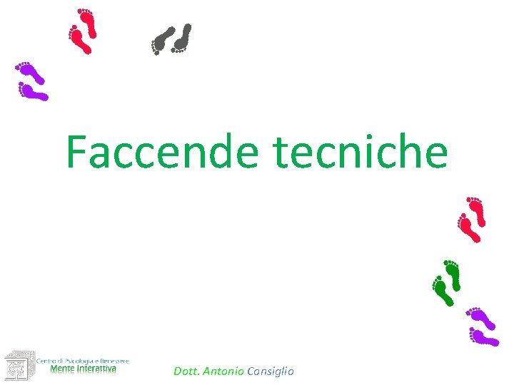 Faccende tecniche Dott. Antonio Consiglio 