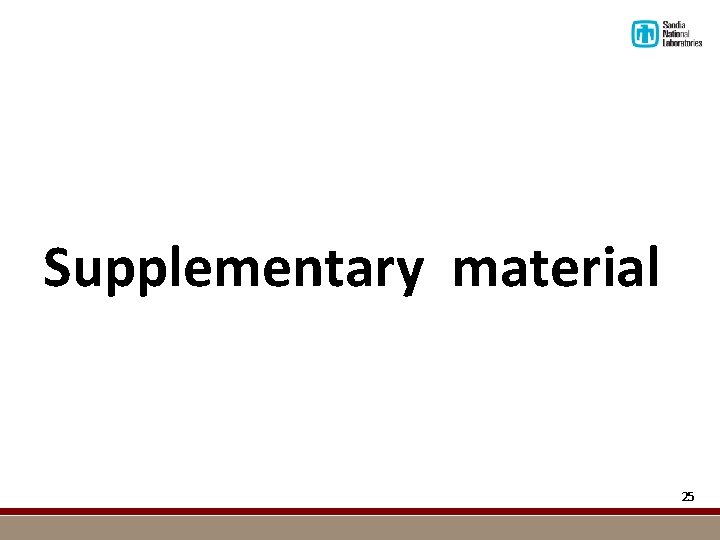 Supplementary material 25 