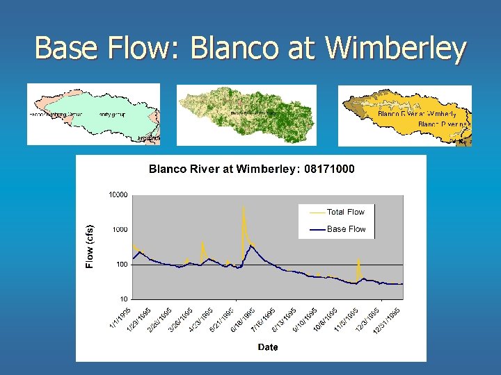 Base Flow: Blanco at Wimberley Base Flow: Blanco at Wimberley