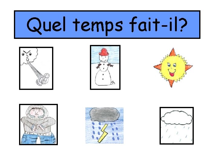 Quel temps fait-il? 