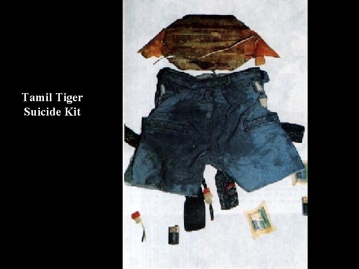 Tamil Tiger Suicide Kit 