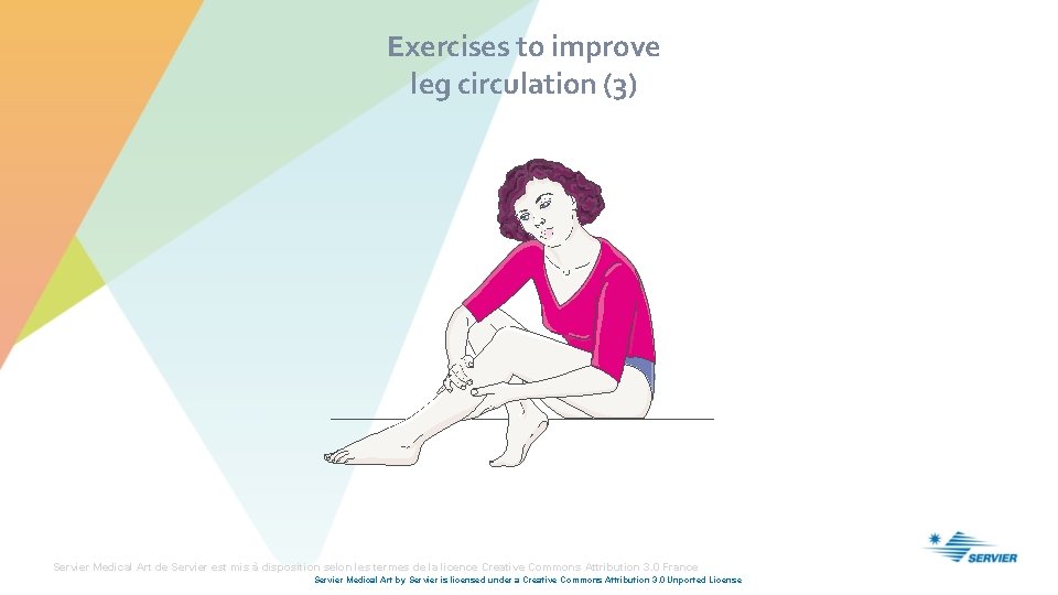 Exercises to improve leg circulation (3) Servier Medical Art de Servier est mis à