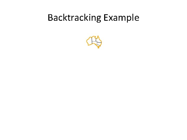 Backtracking Example 