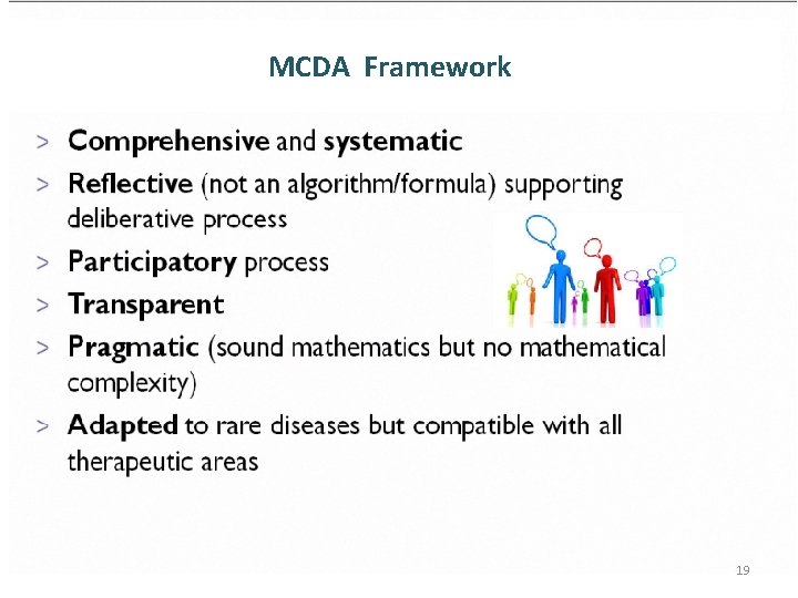 MCDA Framework 19 