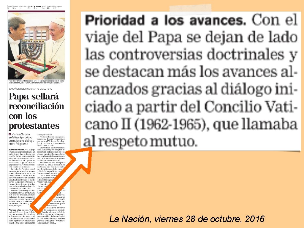La Nación, viernes 28 de octubre, 2016 