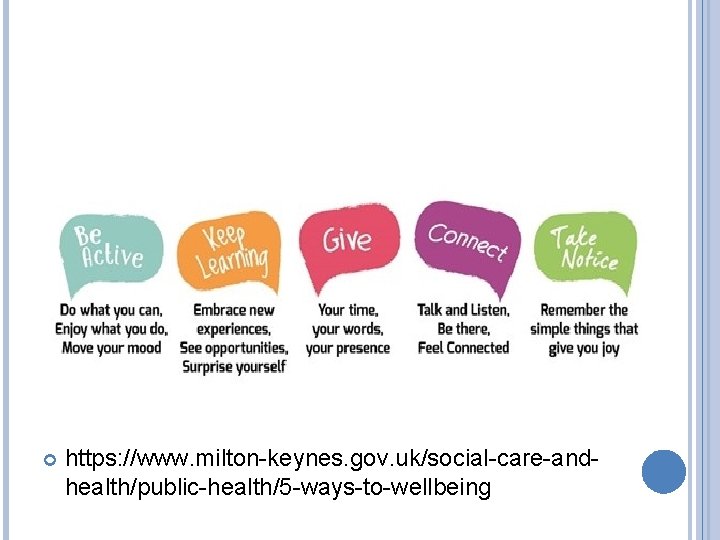  https: //www. milton-keynes. gov. uk/social-care-andhealth/public-health/5 -ways-to-wellbeing 