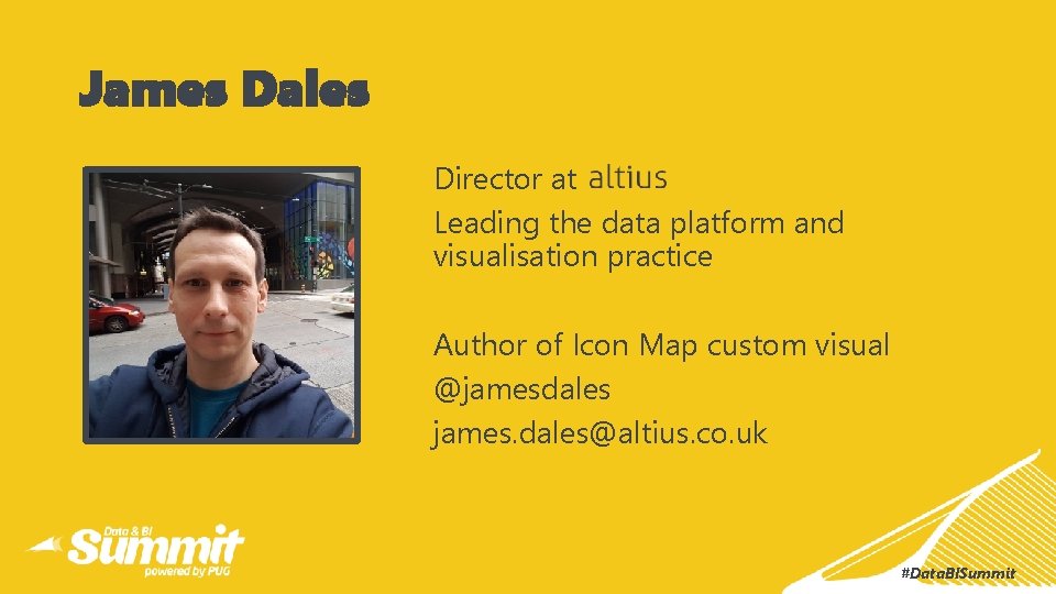 James Dales Director at Leading the data platform and visualisation practice Author of Icon