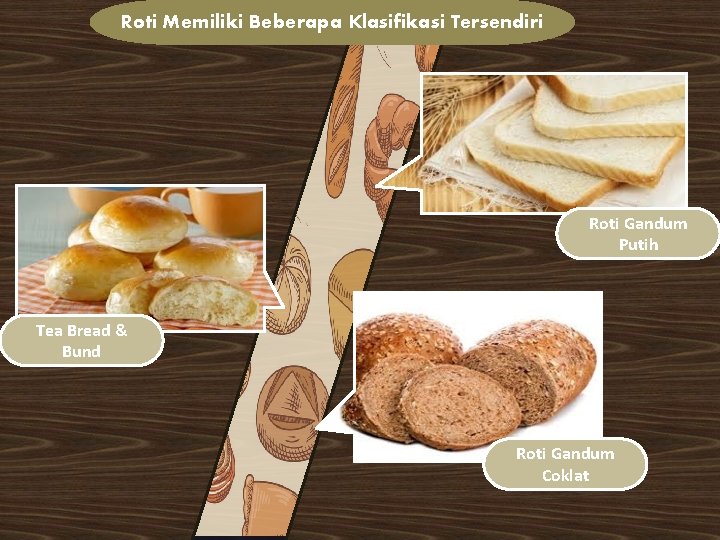 Roti Memiliki Beberapa Klasifikasi Tersendiri Roti Gandum Putih Tea Bread & Bund Roti Gandum