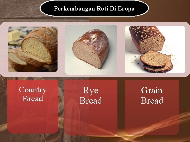 Perkembangan Roti Di Eropa Country Bread Rye Bread Grain Bread 