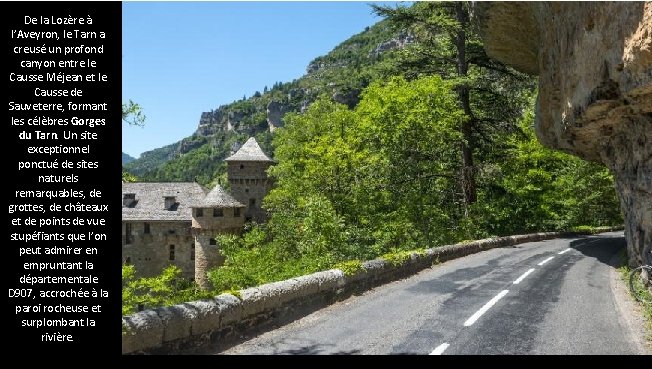 De la Lozère à l’Aveyron, le Tarn a creusé un profond canyon entre le