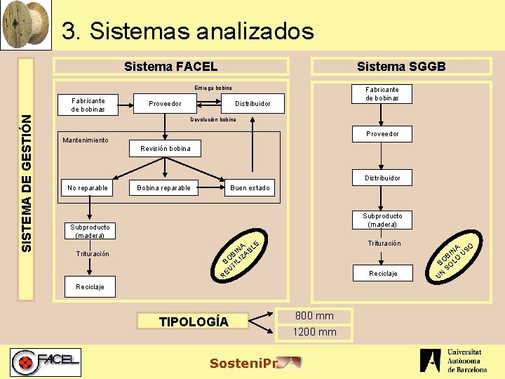 3. Sistemas analizados Sistema FACEL Sistema SGGB Entrega bobina SISTEMA DE GESTIÓN Fabricante de