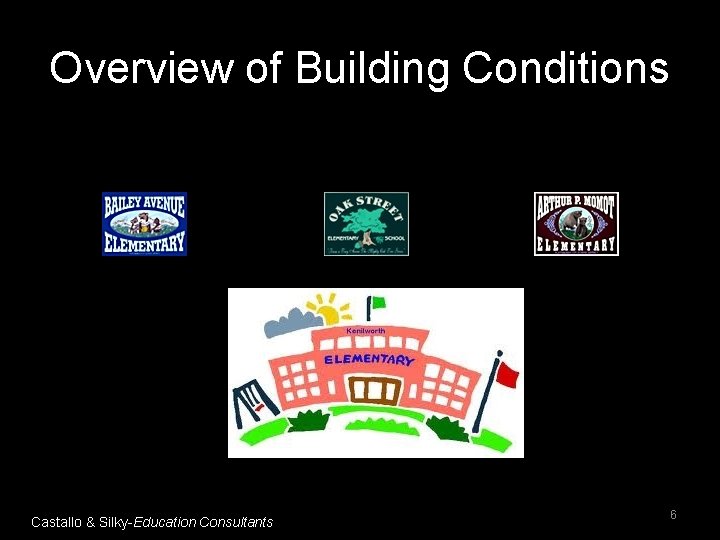 Overview of Building Conditions Castallo & Silky-Education Consultants 6 