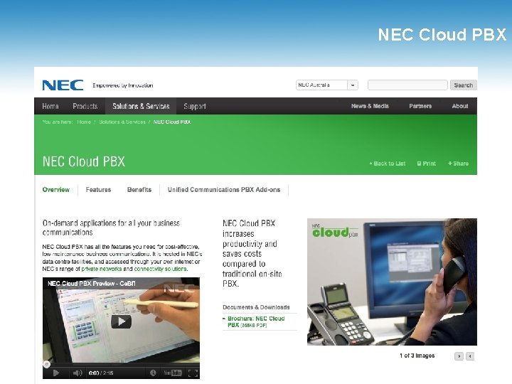 NEC Cloud PBX www. bicomsystems. com 