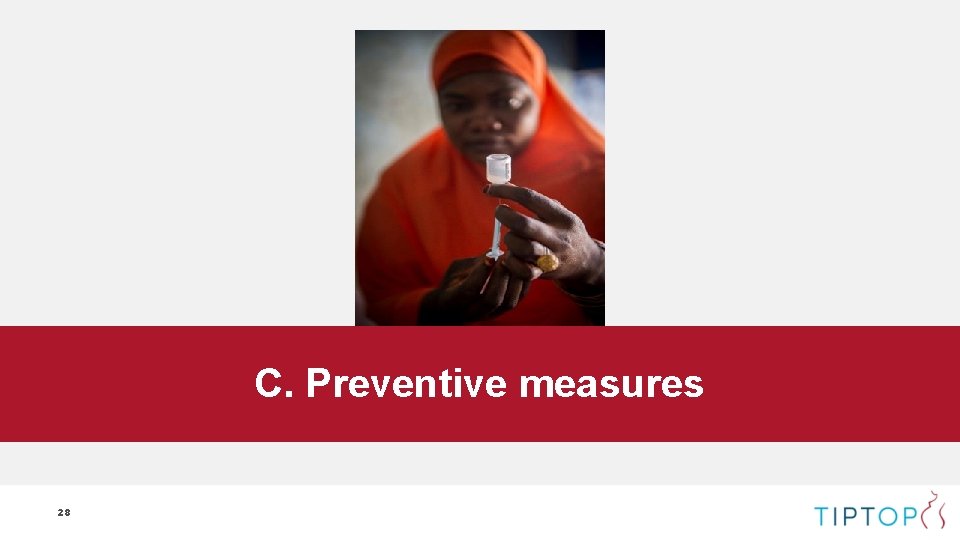 C. Preventive measures 28 