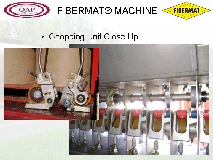 FIBERMAT® MACHINE • Chopping Unit Close Up 