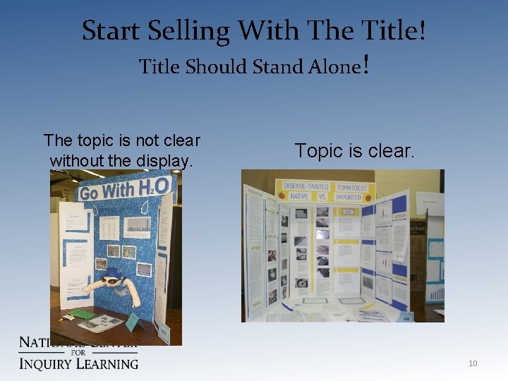 Start Selling With The Title! Title Should Stand Alone! The topic is not clear