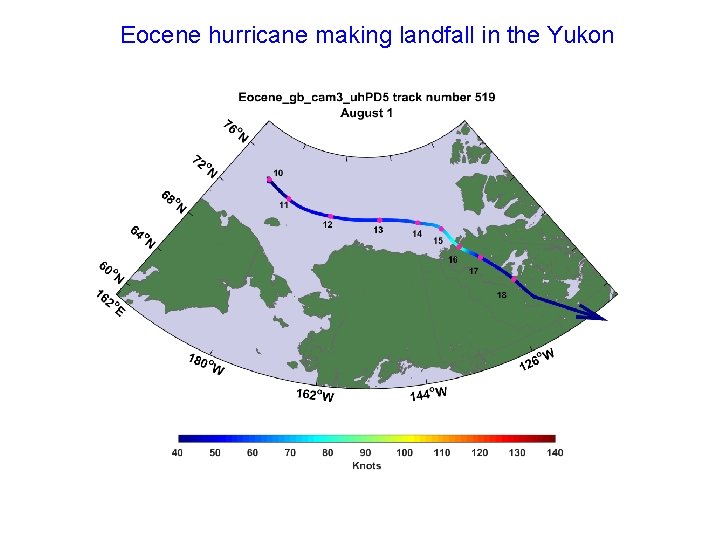 Eocene hurricane making landfall in the Yukon 