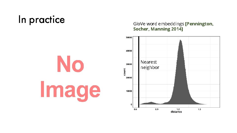 In practice Glo. Ve word embeddings [Pennington, Socher, Manning 2014] • Nearest neighbor 