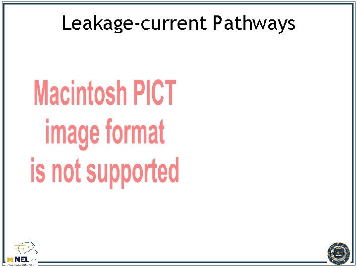 Leakage-current Pathways 