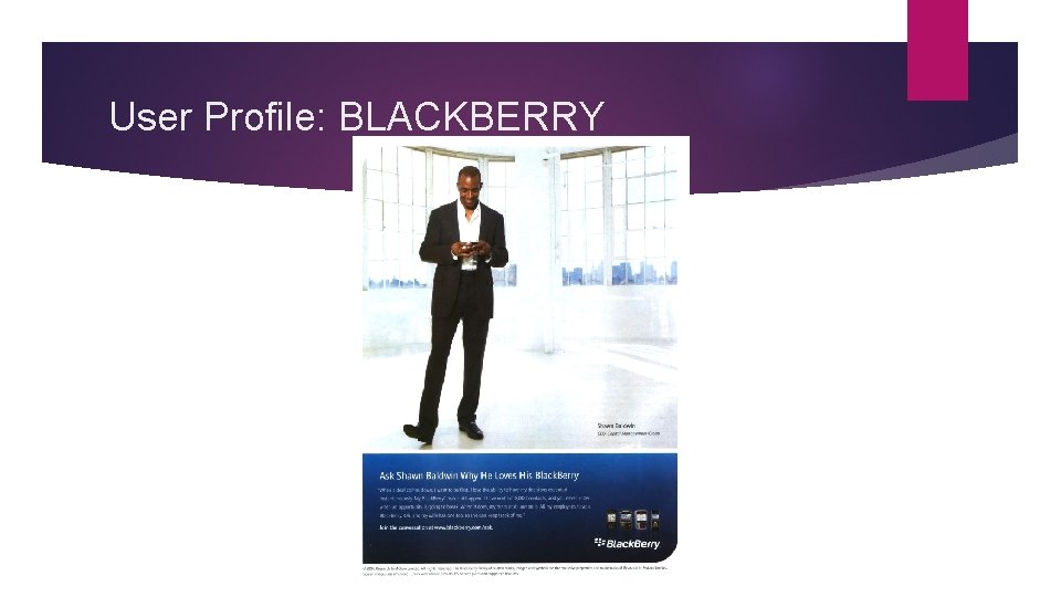 User Profile: BLACKBERRY 