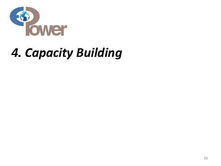 4. Capacity Building 79 