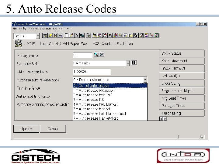 5. Auto Release Codes 